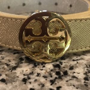 Tory Burch Reversible Belt - Small TB Emblem